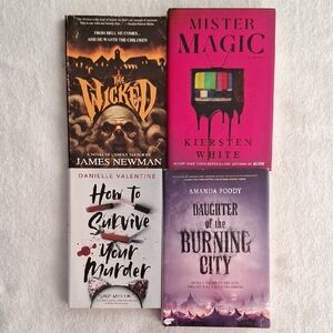Set of Four Horror and Mystery Novels - The Wicked Mister Magic How To Survive
